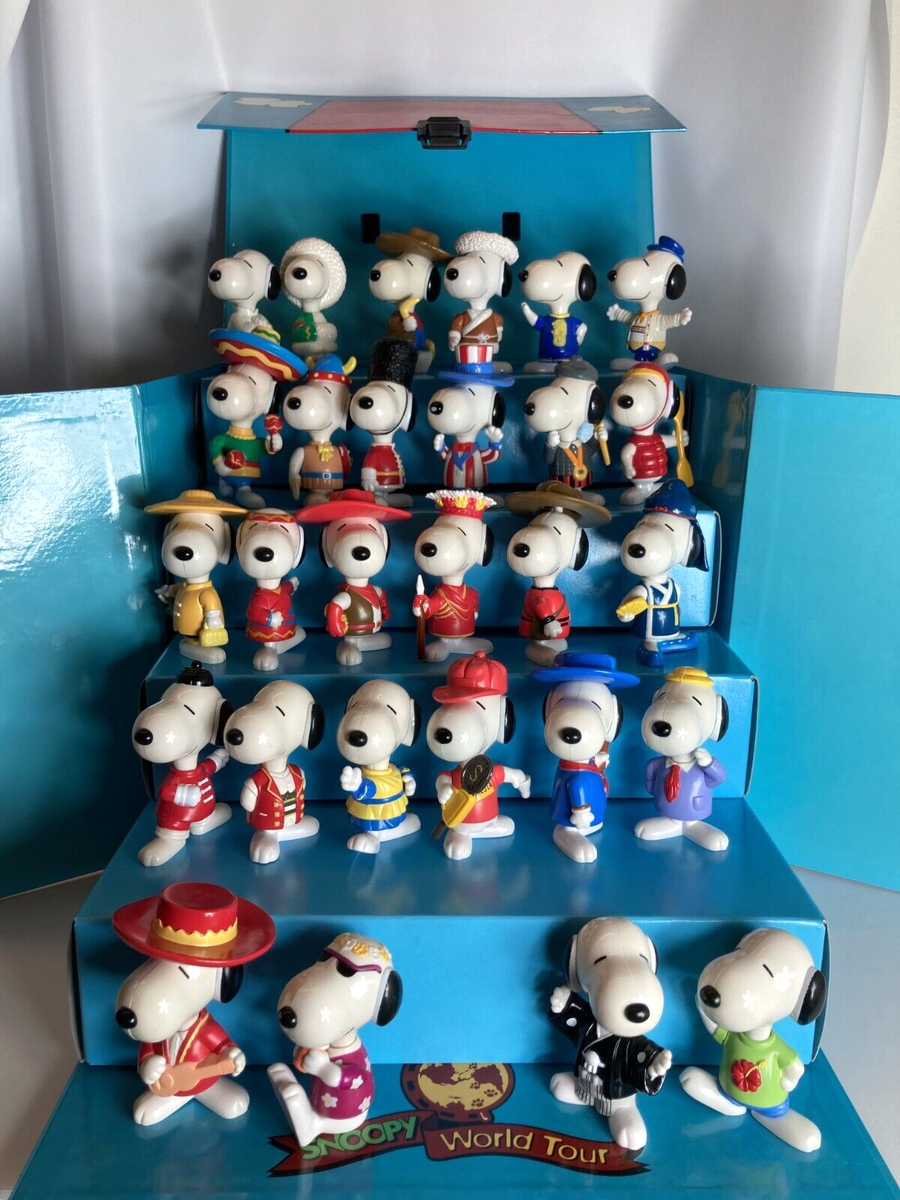 PEANUTS SNOOPY World Tour × McDonalds Figure 28 countries Set Box