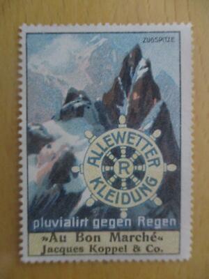(7004) Reklamemarke - Jacques Koppel & Co, Allwetter Kleidung