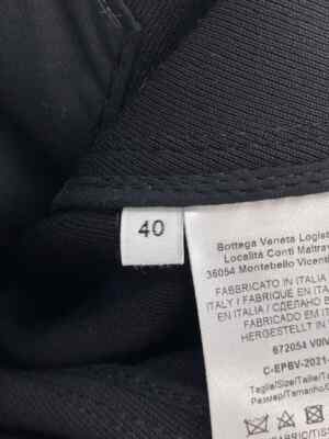 BOTTEGA VENETA silver stitch military Jacket black 40 | eBay