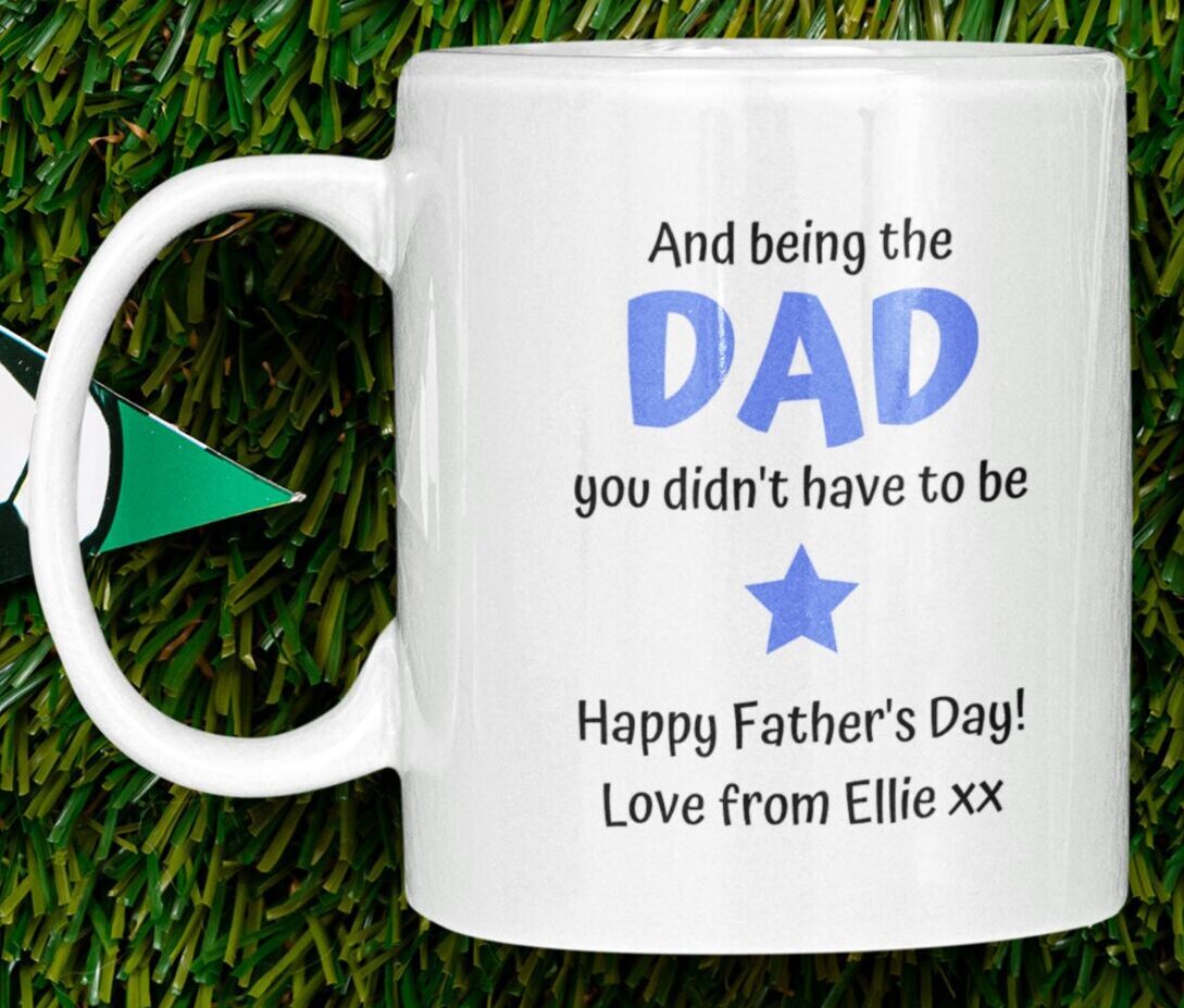 Personalised Step Dad Mug Happy Father's Day Father's Day Gift Daddy Gift Step