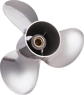 Solas 10 x 15 Propeller für Suzuki 25 - 30 PS 3 Blatt 10 Zähne Edelstahl