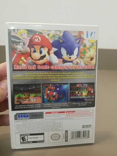 Mario & Sonic en los Juegos Olímpicos (Wii, 2007) completo con manual probado - Imagen 2 de 4