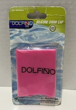Dolfino Swim Cap Pink Dive Gear Latex-Free Silicone - NEW