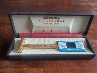 Gillette Vintage Aristocrat Rasierer Originalverpackt