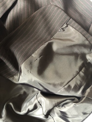 LE SUIT SEPARATES 12 BLACK PINK STRIPE JACKET BLAZER - Picture 7 of 10
