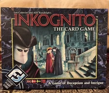 Fantasy Flight Games: Inkognito The Card Game Conspiracy In Venice, Board Game.