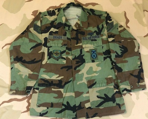 USAF Air Force Camo BDU Shirt Force 