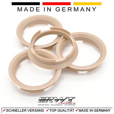 4 Zentrierringe 63,4 x 56,6 z.B. für Brock Keskin RC Opel DAEWOO FIAT etc. (#09)