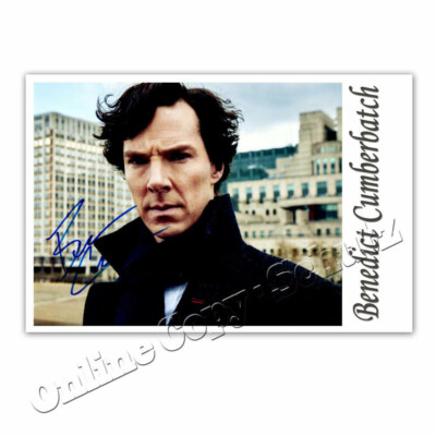 Benedict Cumberbatch in Sherlock - Autogrammfoto  