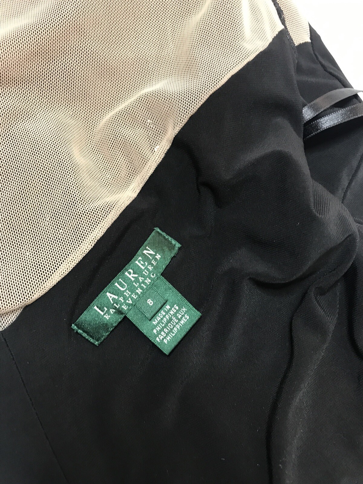 ralph Lauren Evening Maxi Black Sleeveless Dress Rn 41381 eBay