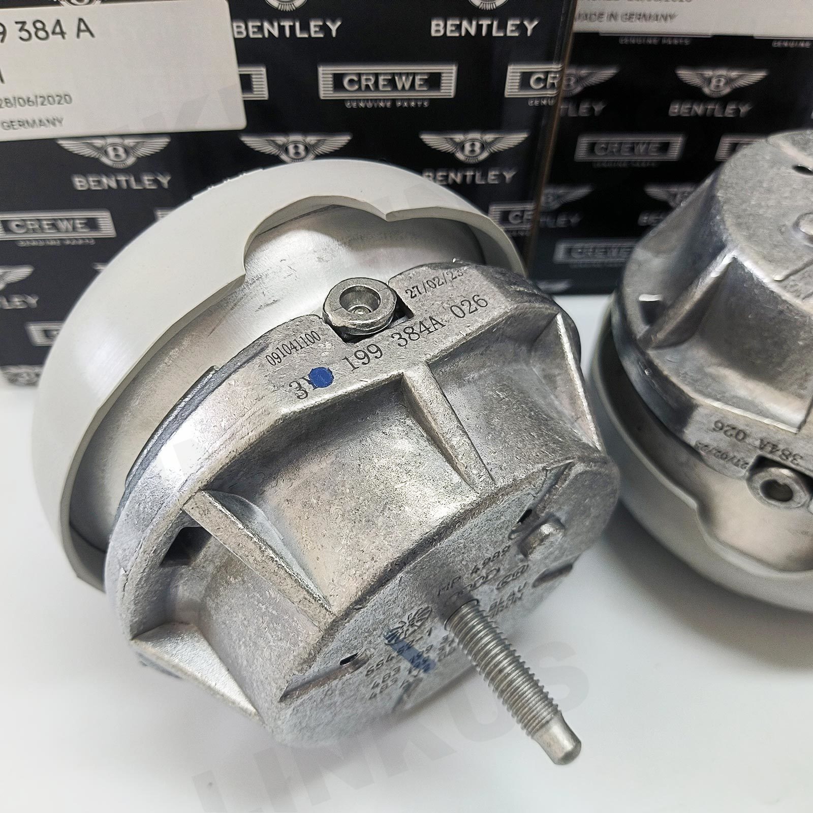 3Y0199384A Left & Right Engine Mount Set for 2010+ Bentley Mulsanne 6.8L RWD