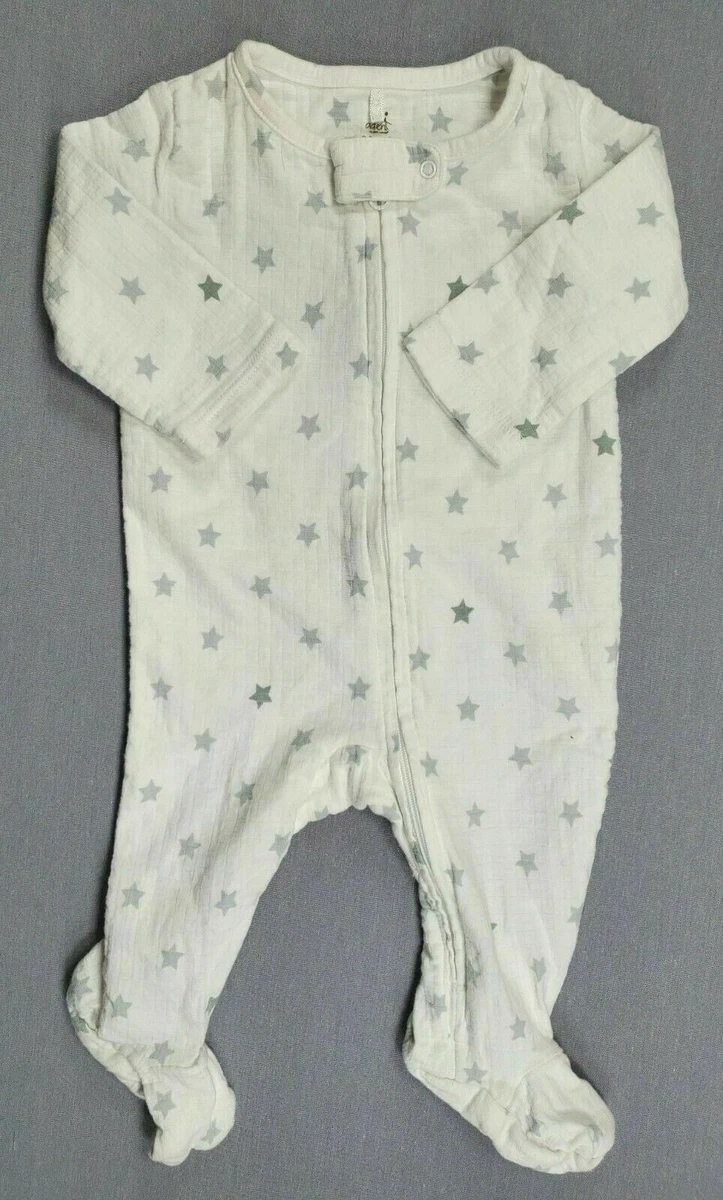 Baby Boy Clothes Aden 0 3 Month Gray Stars Footed Sleep N Play