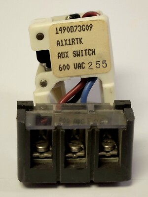 EATON CUTLER HAMMER A1X1RTK 1A 1B F Frame Auxiliary Block Style 1490D73G09
