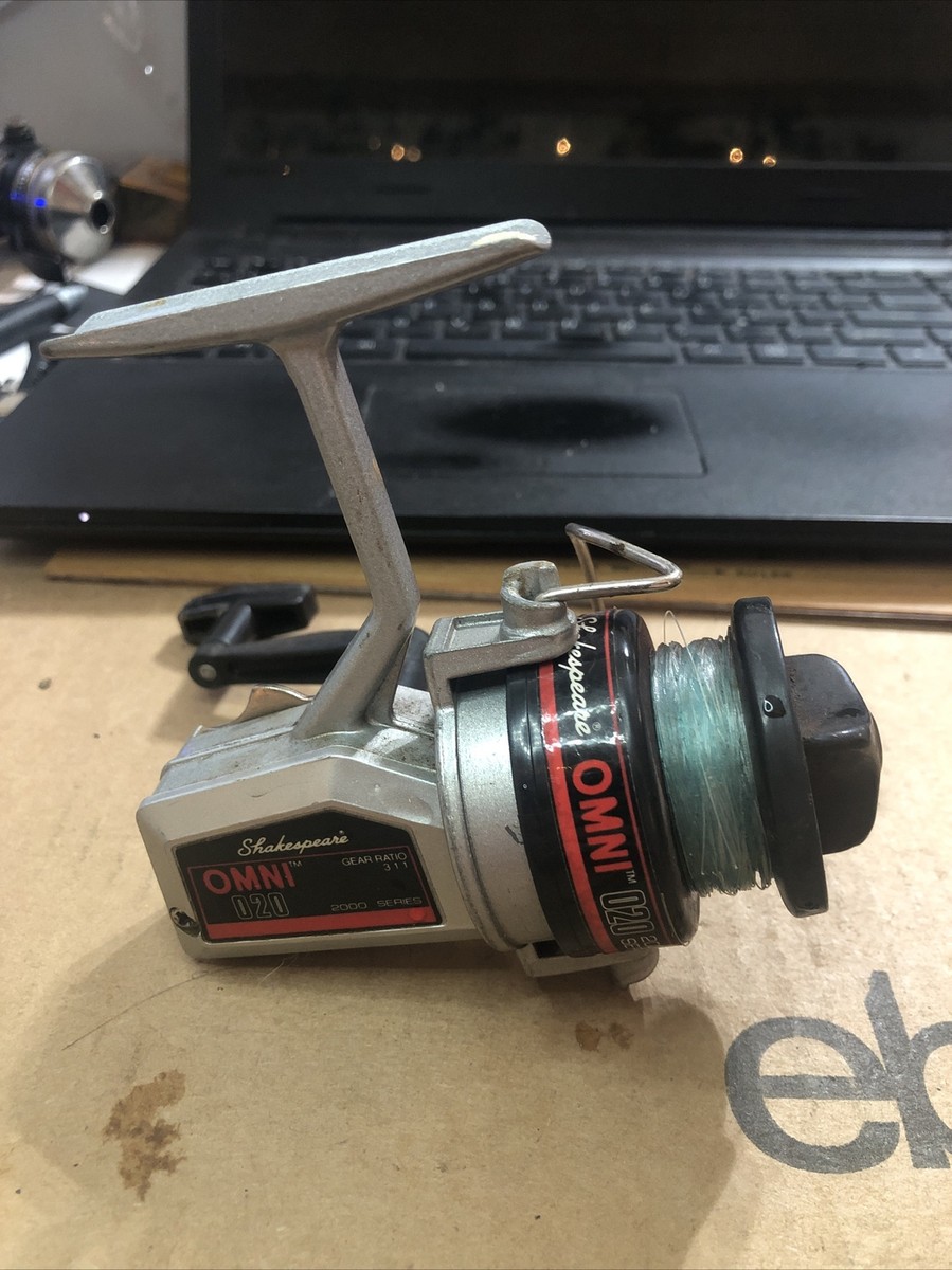 Vintage Shakespeare Omni 2000 020 open face reel Tested Great