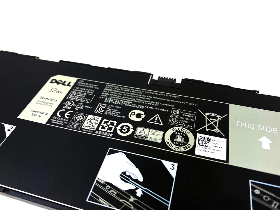 Batería Original Tablet Dell Venue 11 Pro 5130 32Wh T06D 9MGCD XMFY3 0XMFY3 Foto 2 de 4