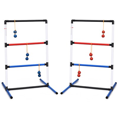 2er Set Leitergolf Wurfspiel Leiterspiel Leitergolf-Set Laddergolf Outdoor