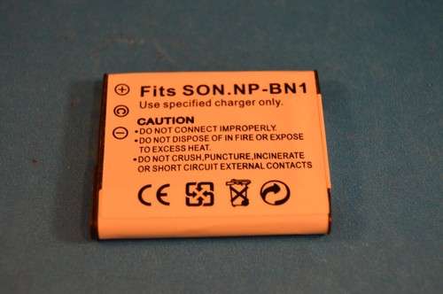 SON.NP-BN1 N RECHARGEABLE SONY DIGITAL CAMERA BATTERY NEW! Electronics power - Picture 3 of 3