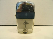 Vintage Scripto VU Lighter Delivery Man with Blue Band 