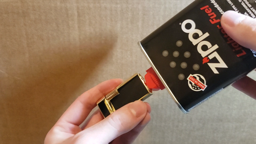 VINTAGE RETRO STYLE ROLLER LIGHTER Classic Retro Fuel Saving Lighter O Ring USA - Video 1 of 1