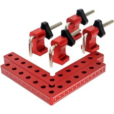 2PCS 90 Degree Aluminium Corner Clamps for woodworking Right Angle Clamps UK