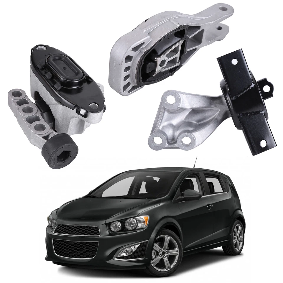 Transmissão automática montagens de motor 3 peças para Chevrolet Sonic 1.8L 2013-16 - Imagem 3 de 4