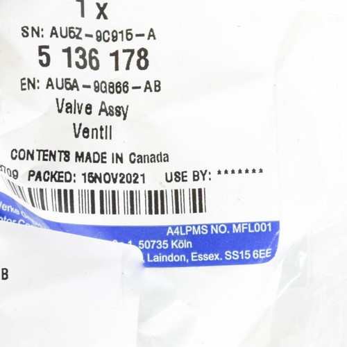 FORD MUSTANG MK6 Vapor Canister Purge Solenoid Valve Assy 2509984 NEW GENUINE - Foto 8 di 9
