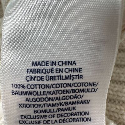 LAUREN RALPH LAUREN サイズM 極美品 Polo Ralph Lauren Cream Pink Pony Full Zip Cardigan Girl's Size 6X