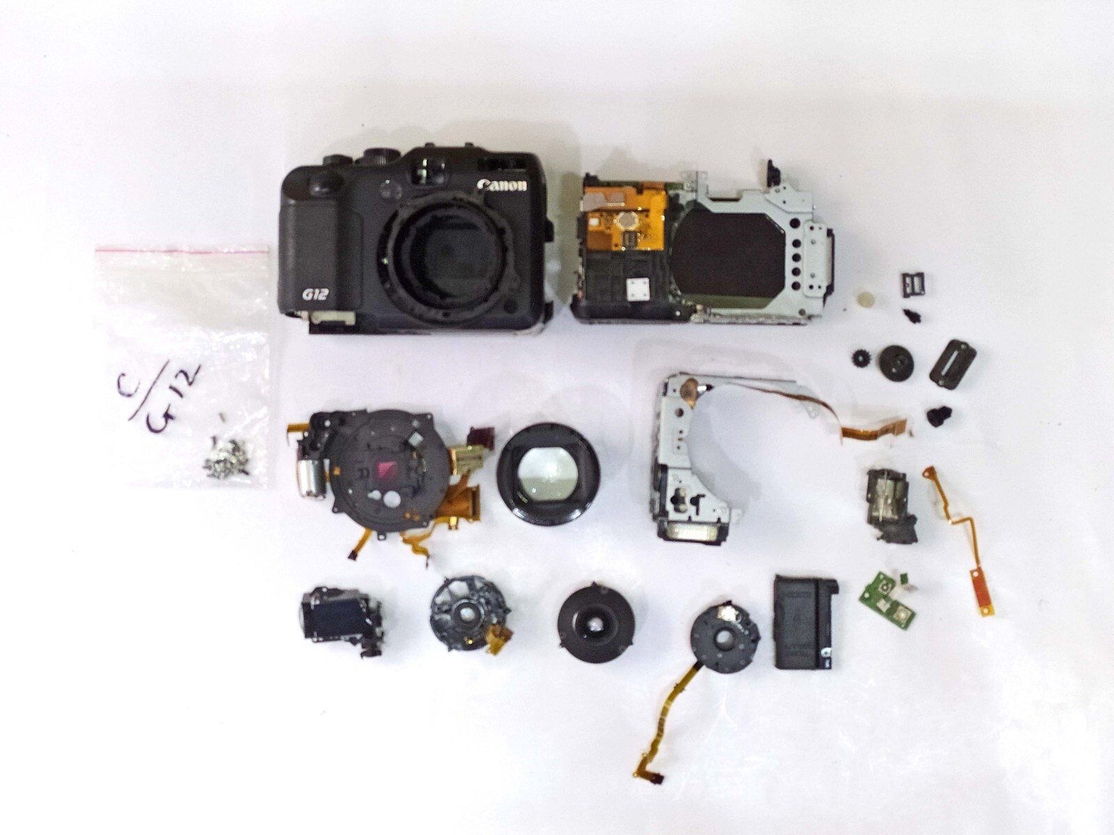 Canon PowerShot G12 Camera Digital 10MP Black For Parts or Repair eBay