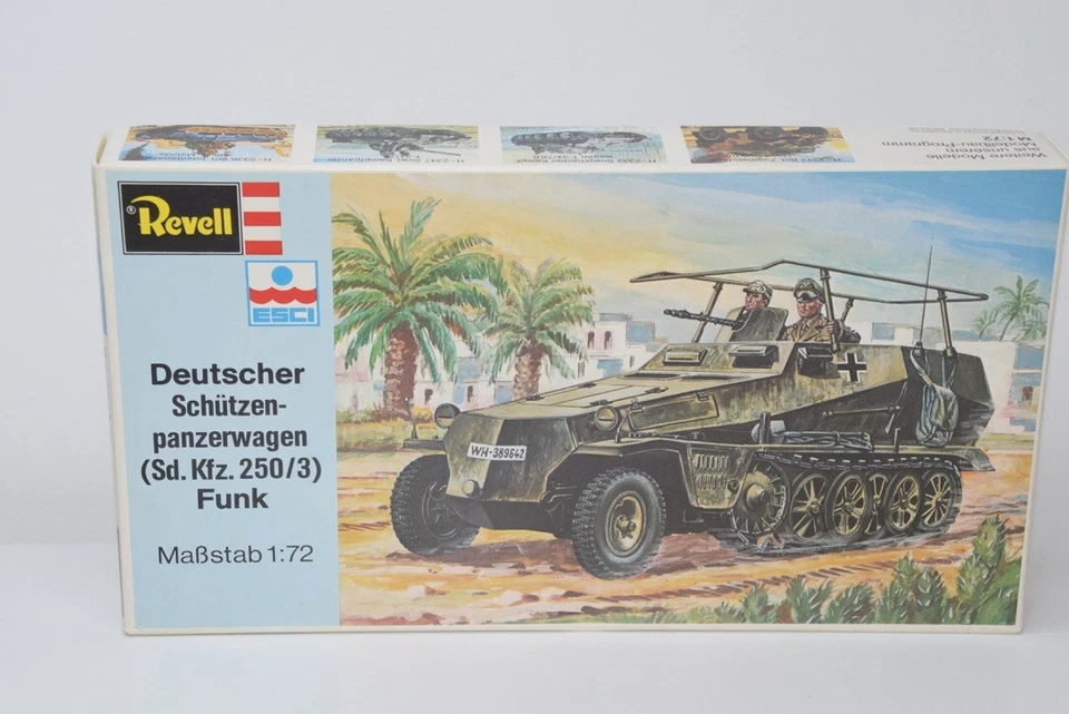 B28 1:72 REVELL ESCI H-2327 CARRO ARMATO TEDESCO SD. Automotive. 250/3 TEDESC... - Immagine 4 di 4