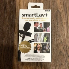 Rode SmartLav Plus Wearable Microphone for Smartphones or Tablets, SmartLav New