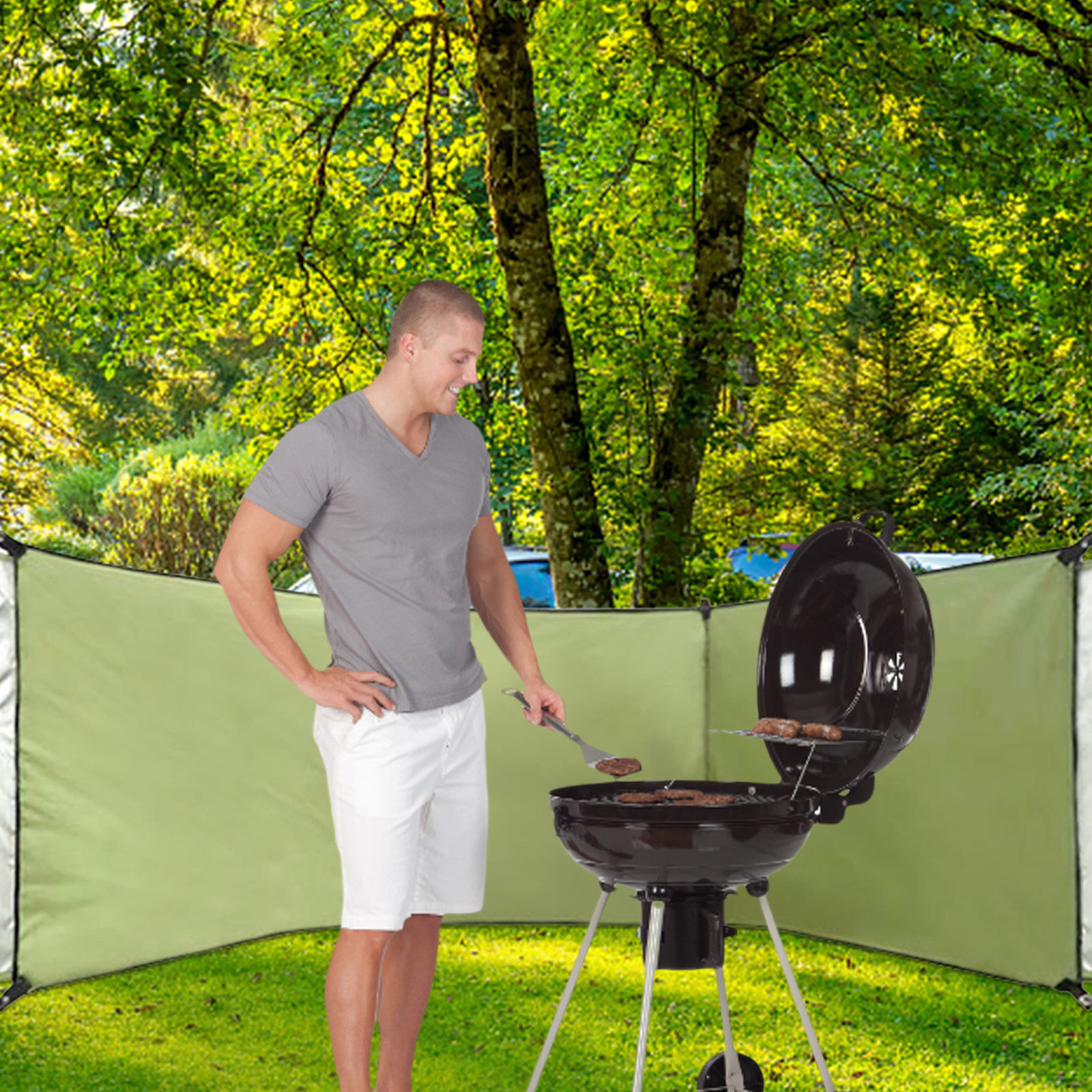 Outdoor WindshieldCampingGrills Cooking Stove Windscreen Wear