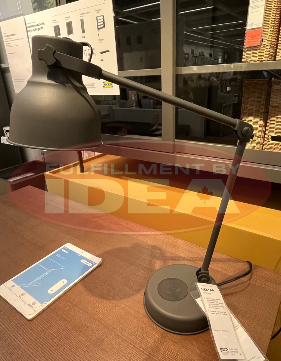 Charging Lamp Hektar Wireless Charging Table Ikea Brand New