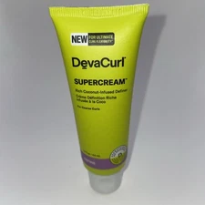 Devacurl Supercream Curl Definer For Coarse Curls 1.5oz TRAVEL