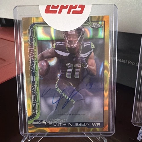 2025 Topps Chrome Jaxon Smith-Njigba Chrome Autographs (RAW)