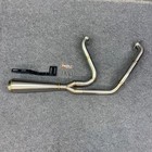 2 Into 1 Exhaust System Fit for Harley Electra Glide FLHT 1999 2006 Twin Cam 88