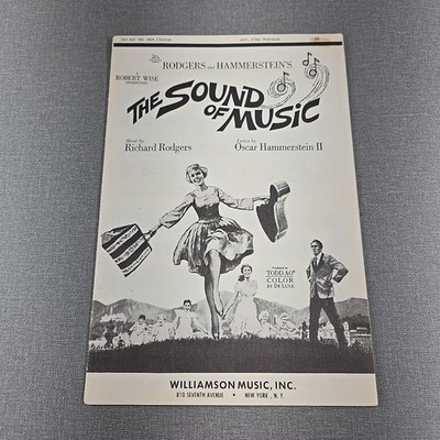 Do Re Mi Sound of Music 1960 Vintage SSA Chorus Sheet Music Rogers Hammerstein 