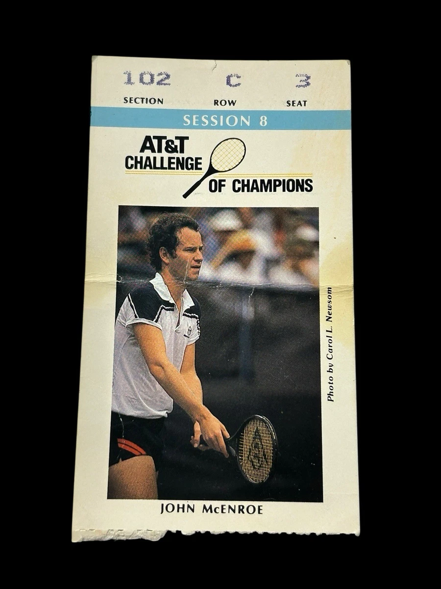 Tennis Vintage Sports Ticket Stubs for sale | eBay