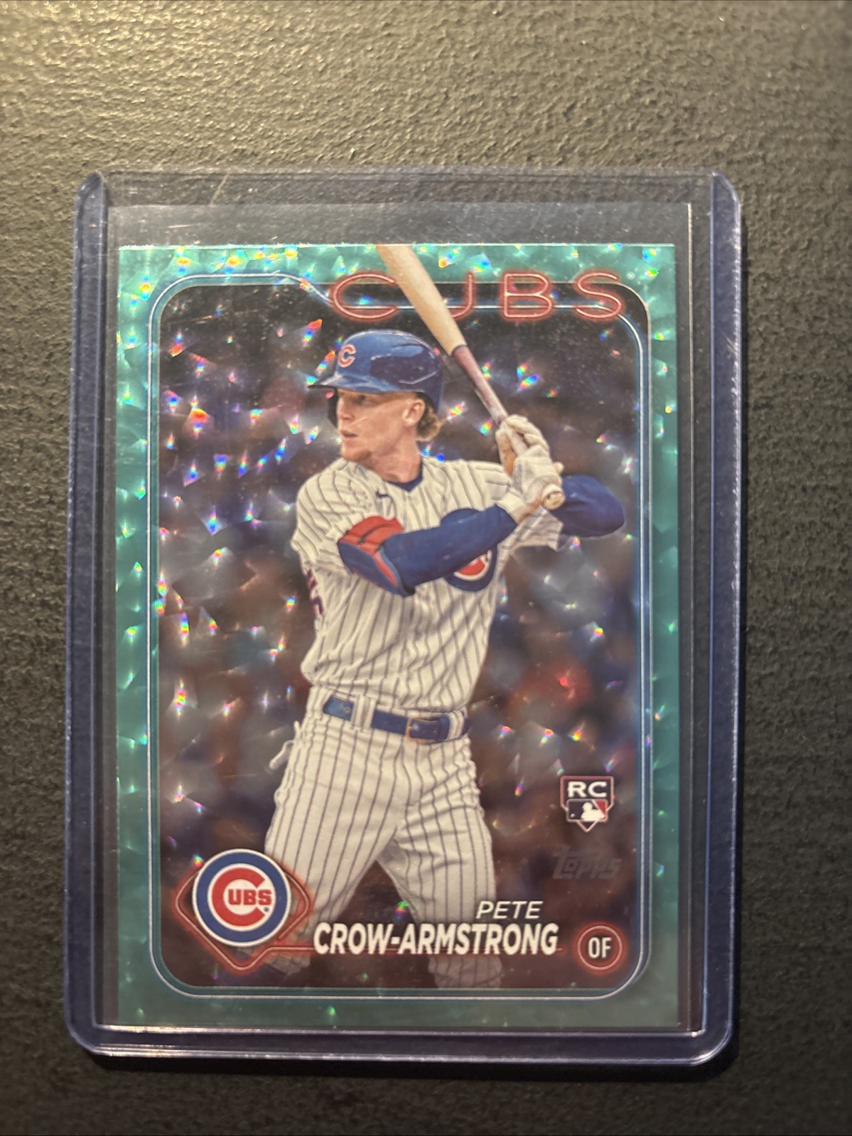 2024 Topps Series 2 - Pete Crow-Armstrong #407 Aqua Foil /399 (RC)