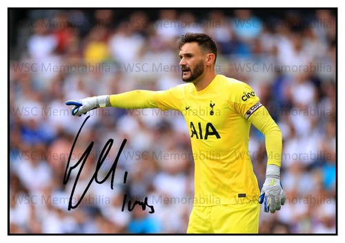 12618. Hugo Lloris Signed Pictures (A4 Prints) Tottenham France Lyon LAFC Nice