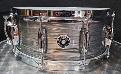 GRETSCH SNARE DRUM USA BROOKLYN 14x5,5'' Zoll Grey Oyster / Rullante Snaredrum