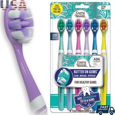 Ultra Soft Toothbrush Sensitive Gums 8000 Bristles Ergonomic Handle ADA Accepted
