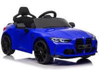 Bmw M4 Kinder Elektroauto Elektro Kinderauto Fernbedienung Eva Led MP3 Blau