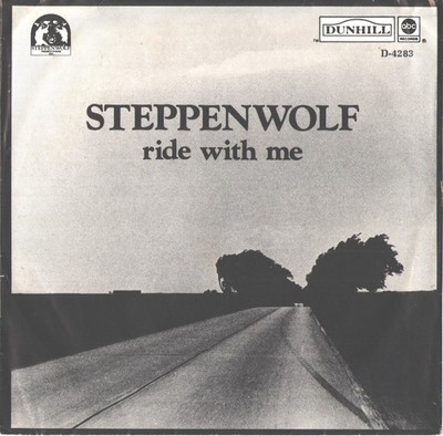 STEPPENWOLF-PICTURE SLEEVE + 45--(RIDE WITH ME)--PS--PIC--SLV