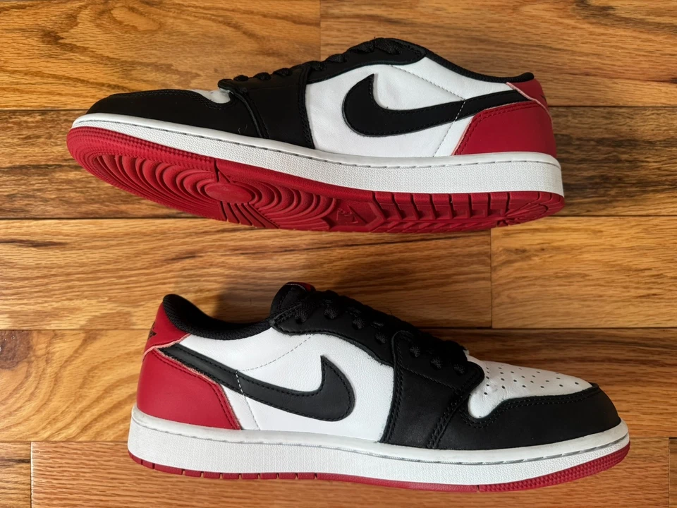Jordan I 1 Retro Low OG Black Toe (2023) US MEN Size 10 - Image 2 of 4
