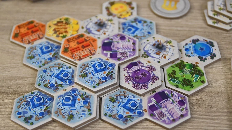 GIGAMIC Akropolis Juego de estrategia para adolescentes y adul (Importación USA) - Imagen 3 de 4