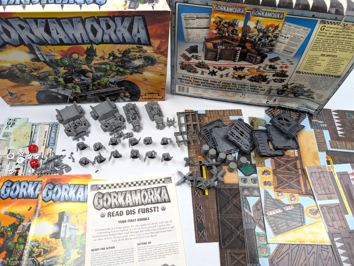 Gorkamorka Box set Board Game 100% complete Warhammer 40k Orks