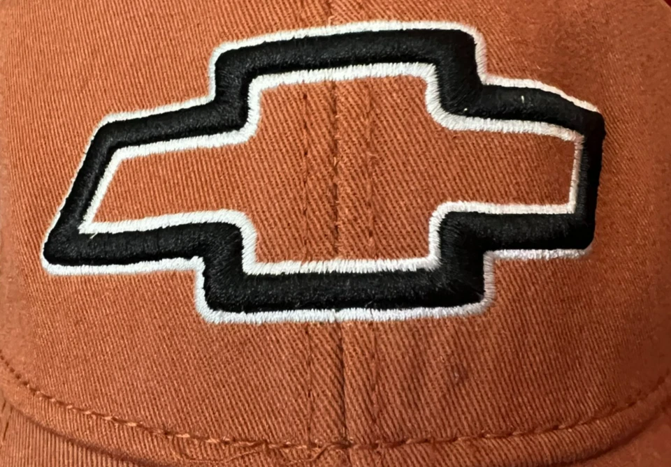 Sombrero deportivo Chevy Cruisin naranja quemado gancho y bucle talla única ala acento Foto 3 de 4