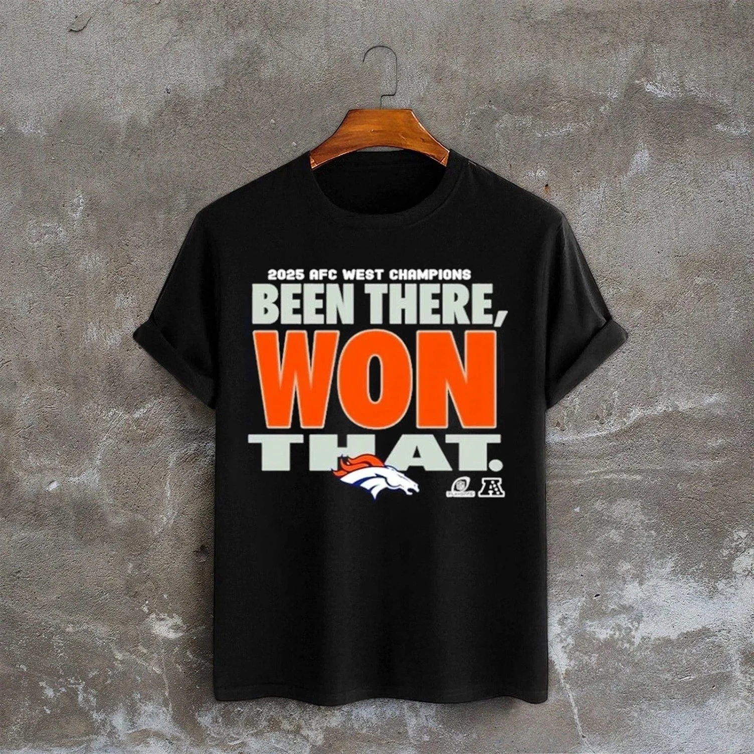 Denver Broncos 2025 AFC West Division Champions T-Shirt