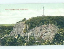 Unused Divided-Back PARK SCENE New Haven Connecticut CT H2786