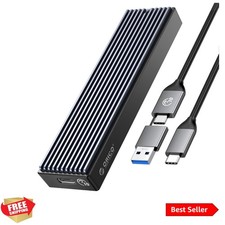 Multi-OS Support NVMe SSD Enclosure - Fast 10 Gbps USB Type-C External Adapter